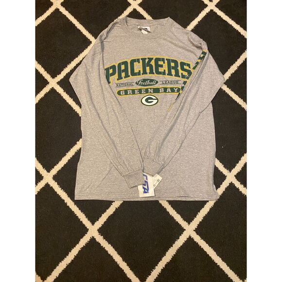 Vintage Deadstock 90s CSA Green Bay Packers Long Sleeve Shirt with tags - Picture 2 of 6